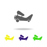 leksakflygplanet färgade symboler Beståndsdel av leksaker Kan användas för rengöringsduken, logoen, den mobila appen, UI, UX royaltyfri illustrationer leksakflygplanet färgade symboler Beståndsdel av leksaker Kan användas för rengöringsduken, logoen, den mobila appen, UI, UX royaltyfri illustrationer
