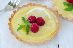 Lemon curd tartlet royalty free stock photos Lemon curd tartlet royalty free stock photos