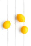 Lemons on a white wooden background royalty free stock photos Lemons on a white wooden background royalty free stock photos