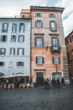 Les bâtiments iconiques de Rome ont tiré pendant un studytrip photos libres de droits Les bâtiments iconiques de Rome ont tiré pendant un studytrip photos libres de droits