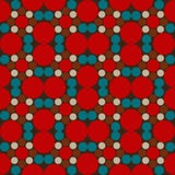 Les cercles géométriques abstraits sans couture couvre de tuiles le modèle graphique décoratif illustration stock Les cercles géométriques abstraits sans couture couvre de tuiles le modèle graphique décoratif illustration stock