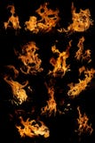 les flammes ont isolé le positionnement photo libre de droits les flammes ont isolé le positionnement photo libre de droits