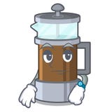 Les Français de attente enfoncent un réfrigérateur de bande dessinée illustration de vecteur Les Français de attente enfoncent un réfrigérateur de bande dessinée illustration de vecteur