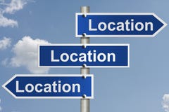 Les immeubles sont tout au sujet de l'emplacement image stock Les immeubles sont tout au sujet de l'emplacement image stock