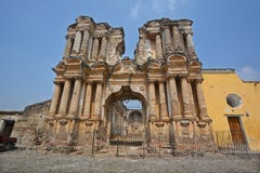 Les ruines de l'église d'EL Carmen image stock Les ruines de l'église d'EL Carmen image stock