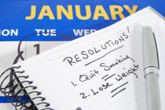 Les résolutions d'an neuf Images libres de droits Les résolutions d'an neuf Images libres de droits