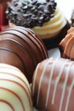Les sucreries de chocolat se ferment vers le haut images libres de droits Les sucreries de chocolat se ferment vers le haut images libres de droits
