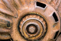Les vieilles machines détaillent le plan rapproché vitesses et pignons rouillés photos stock Les vieilles machines détaillent le plan rapproché vitesses et pignons rouillés photos stock