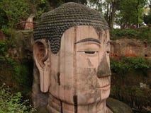 Leshan-Riese Buddha in Leshan, Völker die Republik China stockfotos Leshan-Riese Buddha in Leshan, Völker die Republik China stockfotos