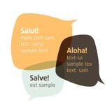 Lets talk. Vector bubbles. Insert your text. royalty free illustration Lets talk. Vector bubbles. Insert your text. royalty free illustration