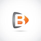 Letra abstracta B Logo Design Ilustrador EPS del vector 10 libre illustration Letra abstracta B Logo Design Ilustrador EPS del vector 10 libre illustration
