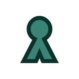 Letra abstracta A con concepto del logotipo del símbolo del círculo ilustración del vector Letra abstracta A con concepto del logotipo del símbolo del círculo ilustración del vector