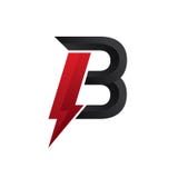Letra B Logo Power Vector 3D ilustración del vector Letra B Logo Power Vector 3D ilustración del vector