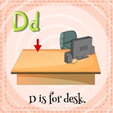 Letra D ilustración del vector Letra D ilustración del vector