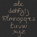 Letra dibujada mano linda Tipo del garabato libre illustration Letra dibujada mano linda Tipo del garabato libre illustration
