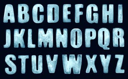 Letras del hielo Letras del hielo