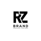 Letter Rz strong bold sport logo vector royalty free illustration Letter Rz strong bold sport logo vector royalty free illustration