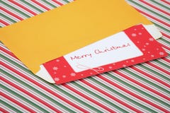 Letter To Santa In An Envelope Stock Photos