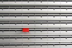 Letterboxes and red envelope royalty free stock images Letterboxes and red envelope royalty free stock images