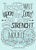 Lettering Bible Trust in the Lord will renew their strength... Stock Images Lettering Bible Trust in the Lord will renew their strength... Stock Images