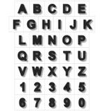 Letters en getallen 3D wit op wit met schaduw wordt geïsoleerd die - ort royalty-vrije illustratie Letters en getallen 3D wit op wit met schaduw wordt geïsoleerd die - ort royalty-vrije illustratie