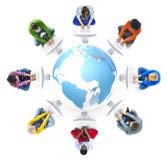 Leute-Social Networking-und Computernetzwerk-Konzepte vektor abbildung Leute-Social Networking-und Computernetzwerk-Konzepte vektor abbildung