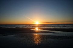 Lever de soleil color? au-dessus de l'oc?an images libres de droits Lever de soleil color? au-dessus de l'oc?an images libres de droits