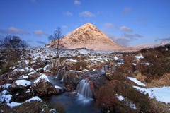 Lever de soleil dans Glencoe photos libres de droits Lever de soleil dans Glencoe photos libres de droits