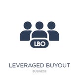 Leveraged buyout icon. Trendy flat vector Leveraged buyout icon royalty free illustration Leveraged buyout icon. Trendy flat vector Leveraged buyout icon royalty free illustration