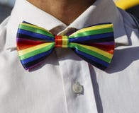 LGBT bow-tie stock images LGBT bow-tie stock images