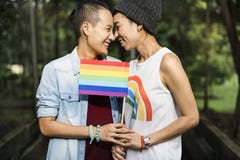 LGBT pary momentów szczęścia Lesbijski pojęcie fotografia stock LGBT pary momentów szczęścia Lesbijski pojęcie fotografia stock