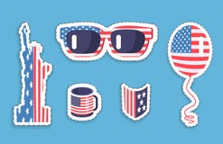 Liberty Statue Sunglasses Balloon dans le symbolisme des Etats-Unis illustration de vecteur Liberty Statue Sunglasses Balloon dans le symbolisme des Etats-Unis illustration de vecteur
