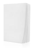 Libro bianco in bianco su bianco immagine stock Libro bianco in bianco su bianco immagine stock