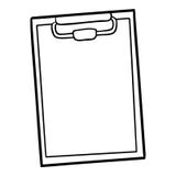 Libro da colorare, lavagna per appunti illustrazione vettoriale Libro da colorare, lavagna per appunti illustrazione vettoriale
