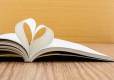 Libro del cuore immagine stock libera da diritti Libro del cuore immagine stock libera da diritti