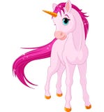 Licorne de bébé illustration stock Licorne de bébé illustration stock