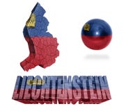 Liechtenstein Symbols stock illustration Liechtenstein Symbols stock illustration