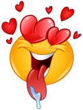 Liefde emoticon royalty-vrije illustratie Liefde emoticon royalty-vrije illustratie