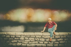 Liefdeproblemen - Verhoudingskwesties - Eenzaamheid stock afbeelding Liefdeproblemen - Verhoudingskwesties - Eenzaamheid stock afbeelding