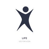 life icon on white background. Simple element illustration from People concept royalty free illustration life icon on white background. Simple element illustration from People concept royalty free illustration
