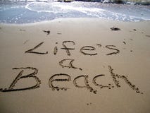 Life S A Beach Royalty Free Stock Photo Life S A Beach Royalty Free Stock Photo