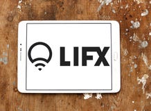 LIFX-het embleem van het Verlichtingsbedrijf Stock Fotografie LIFX-het embleem van het Verlichtingsbedrijf Stock Fotografie