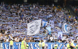 Liga de campeões de UEFA: FC Dynamo Kyiv v Young Boys imagem de stock royalty free Liga de campeões de UEFA: FC Dynamo Kyiv v Young Boys imagem de stock royalty free