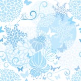 Light Blue floral seamless pattern vector illustration Light Blue floral seamless pattern vector illustration
