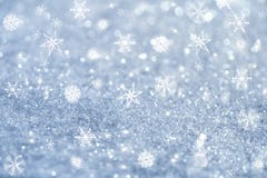 Light blue snowflakes and glitter sparkles stock photo Light blue snowflakes and glitter sparkles stock photo