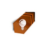 Light bulb, new idea concept web button royalty free illustration Light bulb, new idea concept web button royalty free illustration