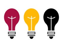 Light bulb set 1 vector illustration Light bulb set 1 vector illustration
