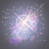 Sparks glitter glowing - star burst glow with lens flare isolated on transparent backdrop.Light effects decorations for royalty free illustration Sparks glitter glowing - star burst glow with lens flare isolated on transparent backdrop.Light effects decorations for royalty free illustration