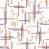 Light and gentle Seamless pattern delicate meadow many kind of vector illustration Light and gentle Seamless pattern delicate meadow many kind of vector illustration