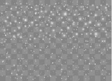 Light glow effect stars. Vector sparkles on transparent background. Christmas abstract pattern. Sparkling magic dust particles. vector illustration Light glow effect stars. Vector sparkles on transparent background. Christmas abstract pattern. Sparkling magic dust particles. vector illustration